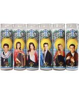 Friends Set of 6 Prayer Candles - Ross, Rachel, Monica, Chandler Pheobe ... - $73.71