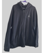 Air Jordan Men’s Black Hoodie Size 3XL Jumpman Logo Full Zip - $56.99