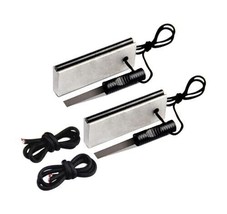 2-Pack Magnesium Fire Starter for AOFAR Steel Pouch for Camping Hiking Hunting - £14.88 GBP