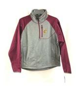 NBA Cleveland Cavaliers Kids Youth Pullover Jacket 1/4 Zip Gray Burgundy... - £11.35 GBP