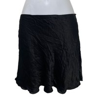 los angeles atelier &amp; other stories black satin short mini skirt Size 4 - £19.46 GBP