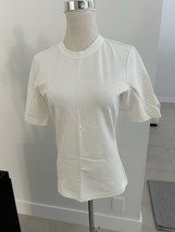 New club Monaco Women’s White Stretch Tee Small - $34.64