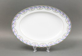 Tiffany &amp; Co Limoges France Louveciennes Porcelain 15 1/2&quot; Oval Serving Platter - £379.36 GBP