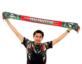 5pcs Palestine Muffler Neck Cover Free Gaza Palestinian Freedom Mafla Sc... - £78.44 GBP