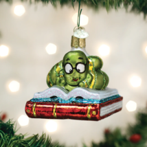 Old World Christmas Bookworm &quot;Avid Reader&quot; Christmas Ornament 12514 - £15.70 GBP