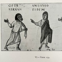 Phormio Of Terence Vatican Miniatures Print 1894 Victorian Verse 179 DWFF12 - £15.75 GBP