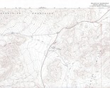 Belleville, Nevada 1967 Vintage USGS Map 7.5 Quadrangle Topographic - $23.99