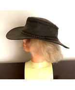 Kakadu Traders Australia Size L Style 9H19 Kangaroo Leather Hat - $34.31 CAD