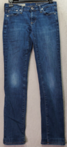 AG Adriano Goldschmied Legging Jeans Women&#39;s Size 26 Blue Denim Super Skinny Leg - £21.69 GBP