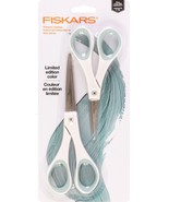 Fiskars Softgrip Fashion Double Loop And Detail Scissors-Sea Mist/Eclipse - £27.70 GBP