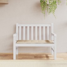  Garden Bench Cushion Beige Oxford fabric, Foam fiber 39.4 x 19.7 in - $71.77