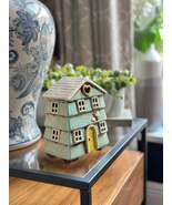 Ceramic Beehive House Aqua Tea light - $35.35