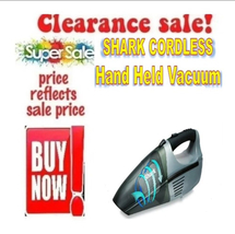 ??SHARK Handheld VACUUM Dust Buster CORDLESS VACUUM 12 Volt VAC??BUY NOW?? - £39.16 GBP