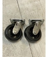 2 Qty of 5&quot;x2&quot; Swivel Casters Polyolefin 4-1/2&quot;x4&quot; Mount (2 Quantity) - $1,083.58 MXN