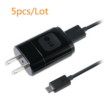 5pcs 1.2A Wall Home charger +Micro USB Data Cable for LG G3  G PAD X 8.0 - £14.85 GBP