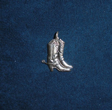 Western Cowboy Boots Spurs Cowgirl Charm Sterling Silver 925  - $9.89