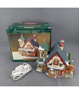 Santa&#39;s Workbench Corner Cupboard Antiques Christmas Village House Victo... - £18.23 GBP