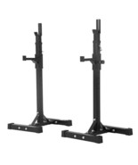 Squat Rack Adjustable Barbell Bench Press Stands 40&quot;-66&quot; Multi-Function ... - $4,002.65 MXN