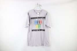 New The Office Mens Size Large Spell Out Office Olympiad Short Sleeve T-Shirt - £18.55 GBP