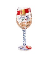 Love My Dog Wine Glass - $65.63 CAD