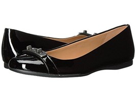 Women&#39;s New COACH Oswald Ballet Flat Shoes Black NIB - £47.44 GBP