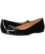 Women&#39;s New COACH Oswald Ballet Flat Shoes Black NIB - £47.17 GBP