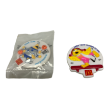 1988 McDonald&#39;s Olympic Team McDonaldland Badge Clip Pin Lot of 2 - £7.89 GBP
