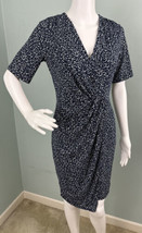 Banana Republic Factory Women&#39;s Abstract Faux Wrap S/S Dress Sz XS NWT - £31.84 GBP
