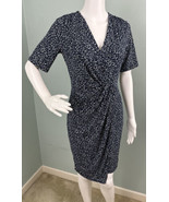 Banana Republic Factory Women&#39;s Abstract Faux Wrap S/S Dress Sz XS NWT - $54.14 CAD