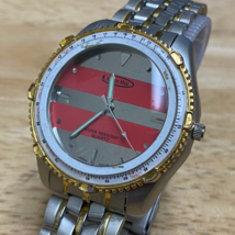 Marco Max Mens Dual Tone Rotating Bezel Japan Move Analog Quartz Watch~New Batte - £20.92 GBP