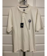 U.S. POLO ASS. XL Cotton Pique Knit Short Sleeve Polo Shir White - £13.44 GBP