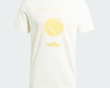 adidas Tennis ARC Graphic Tee Men&#39;s Sports T-Shirts Top AsiaFit Ivory NW... - $43.11