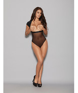 Lingerize Multiwear Teddy (customize W/your Favorite Bra) Black L/xl - $23.13