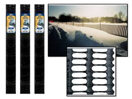 Safety Snow Fence 4&#39; H x 50&#39; L Black Polyethylene, GARDEN CRAFT 90600009... - $2,396.35 MXN