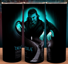 Universal Monsters Dracula Bela Lugosi Blue Cup Mug Tumbler 20oz - £15.65 GBP