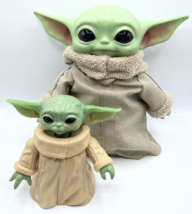 Star Wars The Mandalorian Grogu Figure Plush Lot Yoda Doll 12&quot; - £7.52 GBP