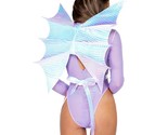 Dragon Wings Metallic Criss Cross Straps Harness Ties Dance Rave Costume... - £39.56 GBP