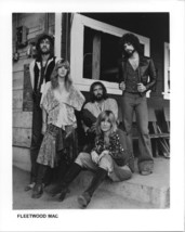 Fleetwood Mac 1970&#39;s line-up 8x10 promotional portrait Steve Nicks &amp; group - £7.79 GBP