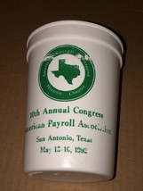 10th Annual Congress American Payroll Assoc. San Antonio, Texas 1992 Pla... - $2.87