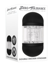 Zero Tolerance Double Decker Stroker - Black/clear - £48.54 GBP