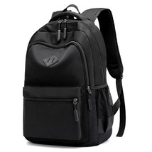 Solid Color Backpack Fashion Men Women Backpack High Capacity Schoolbags For Tee - £25.84 GBP