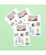 4x Packs Of Culturefly Seinfeld Stickers/Sticker Sheets New In Package - $14.24