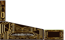 Great Gatsby Pinball graphics Design Decal Virtual Pinball graphics vinyl - £122.16 GBP+