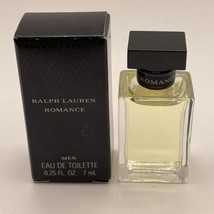 Ralph Lauren Romance Men Mini Edt 0.25oz/7ml - New In Box - £51.13 GBP