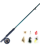 Martin 8&#39; 5/6-Weight Fly Fishing Kit: Complete Set with Tackle &amp; Reel - $96.22 CAD