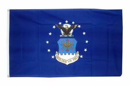 U.S. AIR FORCE 3&#39; X 5&#39; FLAG MILITARY BANNER NWOT - £6.12 GBP