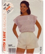 McCALL&#39;S PATTERN 2506 SIZES 12 &amp; 14 MISSES&#39; TOP AND SHIRT - £2.36 GBP