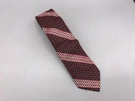 Vintage Skinny Polyester Tie Necktie 2-1/2&quot; - £14.72 GBP