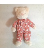 Little Jellycat Plush White Kitten Cat Kitty Lovey Red Pajamas Stuffed A... - €76,89 EUR