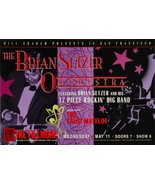 Brian Setzer Orchestra Affiche Stray Cats The Fillmore Orteil Salut Mate... - $61.70 CAD